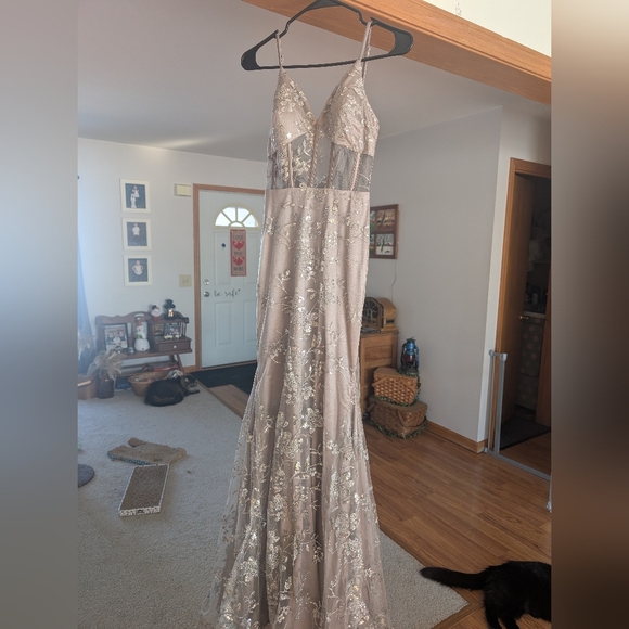 Dear Moon Silver formal dress - Picture 3 of 3